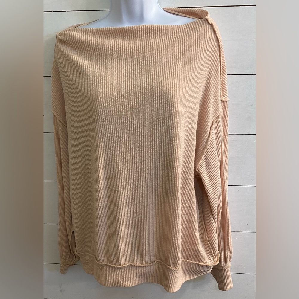 Free People|We The Free Women’s Sz XS‎ Main Squeeze Hacci Off The Shoulder Top - Picture 6 of 15